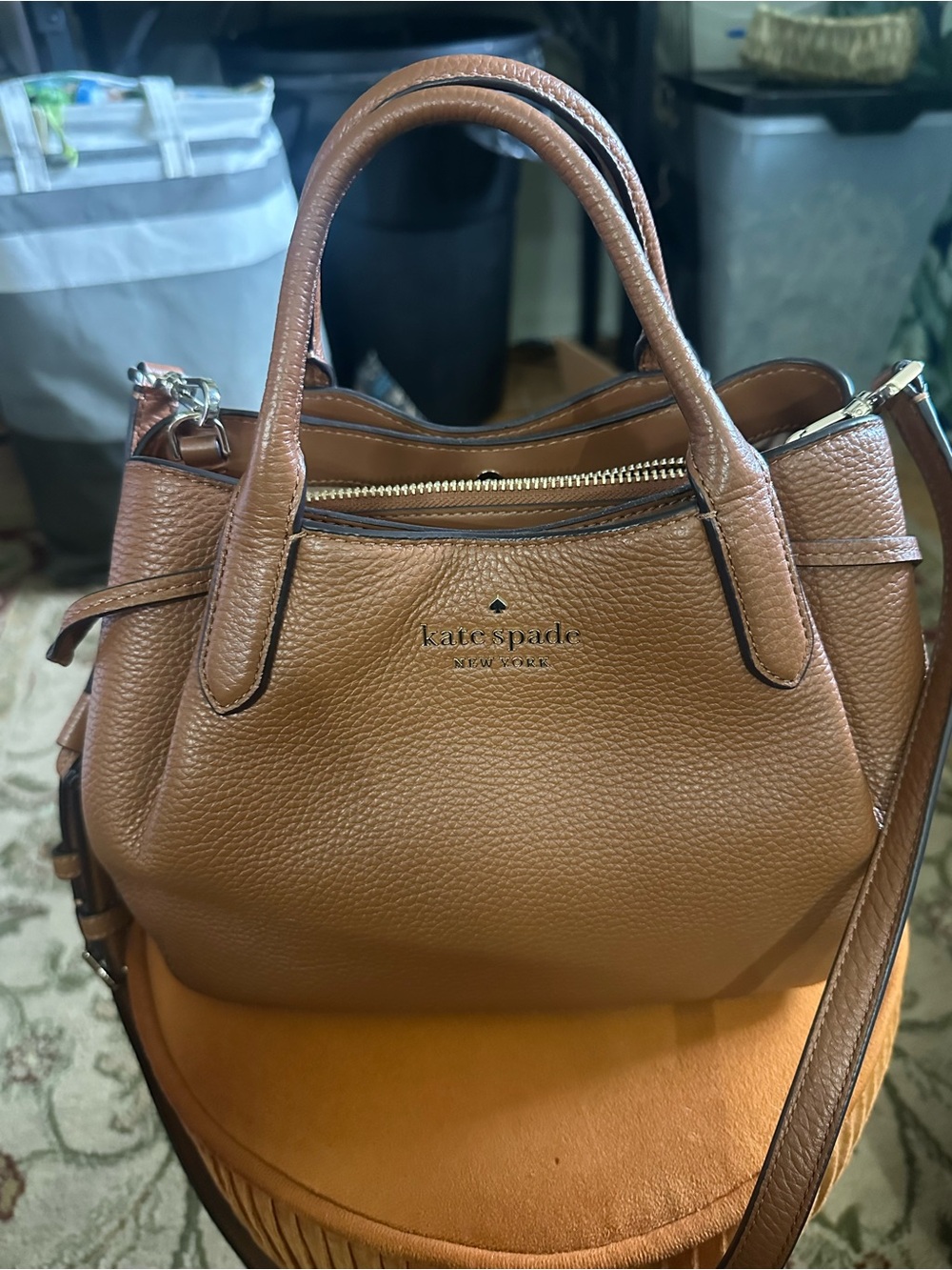 kate spade Pebbled Leather Small Dumpling Bag